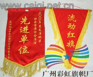 先进单位锦旗